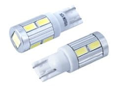 Carmotion VISION W5W (T10) 12V 10x 5730 SMD LED žarnica, CANBUS, bela, 2 kosa.