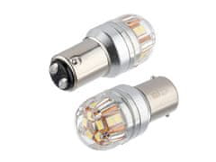 Carmotion VISION P21/5W BAY15d 12/24V 15x 2835 SMD OSRAM čip, CANBUS, bela, 2 kosa.