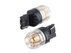 Carmotion VISION W21W (T20d) 12/24V 15x 2835 SMD OSRAM čip, CANBUS, bela, 2 kosa.