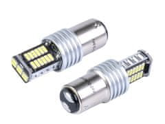 Carmotion VISION P21/5W BAY15d 12/24V žarnica 30x 4014 SMD LED, CANBUS, bela, 2 kosa.