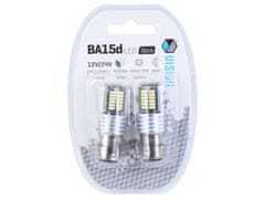 Carmotion VISION P21/5W BAY15d 12/24V žarnica 30x 4014 SMD LED, CANBUS, bela, 2 kosa.