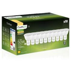 LUMILED 10x žarnica LED GU10 6W = 50W 580lm 3000K Topla bela 180° NASTAVLJIVA 24° 36° 60°