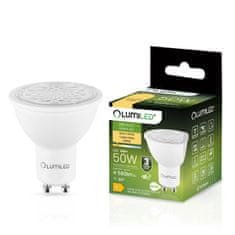 LUMILED 10x žarnica LED GU10 6W = 50W 580lm 3000K Topla bela 180° NASTAVLJIVA 24° 36° 60°