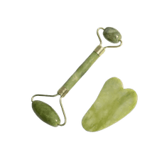 BestDeals Jade roller in Gua Sha kamen iz 100% naravnega žada