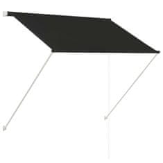 Vidaxl Zložljiva tenda 100x150 cm antracitna