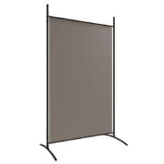 Vidaxl Paravan 3-delni antracit 525x180 cm blago