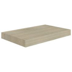 Vidaxl Stenska polica barva hrasta 40x23x3,8 cm MDF