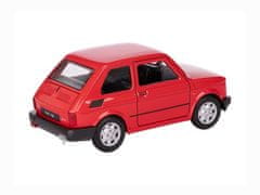 Carmotion Model 1:34, PRL FIAT 126p, rdeč (A884F126C)