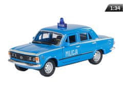 Carmotion Model 1:34, PRL FIAT 125p MILICJA, moder (A884F125MIN)