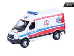 Carmotion Model 1:34, Mercedes-Benz Sprinter AMBULANS, bel (A884MBSAMB)