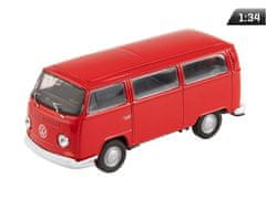 Carmotion Model 1:34, 1972 VW T2, rdeč (A880VWT2C)