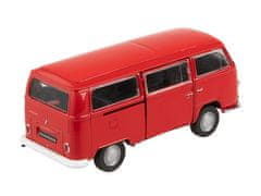 Carmotion Model 1:34, 1972 VW T2, rdeč (A880VWT2C)