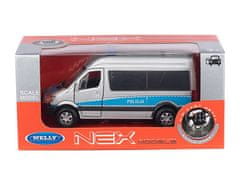 Carmotion Model 1:34, Mercedes-Benz Sprinter POLICE, srebrn (A884MBSPOS)