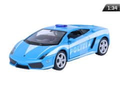 Carmotion Model 1:34, LAMBORGHINI Gallardo LP560-4, POLIZIA, modra (A876LAGPN)