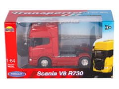 Carmotion Model 1:64, SCANIA V8 R730, traktor, rdeča (C00801SVCC)