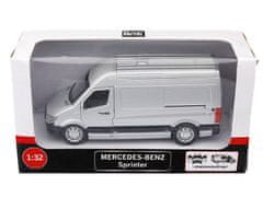 Carmotion Model 1:32, Mercedes-Benz Sprinter, srebrn