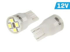 Carmotion VISION Žarnica T13 (W2.1x9.5d) 12V 6x 3mm LED, bela, 2 kosa.