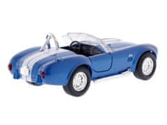 Carmotion Model 1:34, 1965 Shelby Cobra 427 S/C, temno modra (A008751SCG)