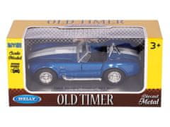 Carmotion Model 1:34, 1965 Shelby Cobra 427 S/C, temno modra (A008751SCG)