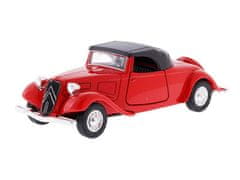 Carmotion Model 1:34, 1939 CITROËN 11B Traction Avant Cabrio, rdeč (A008751C1TC)