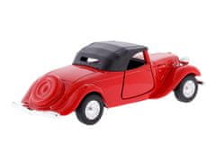 Carmotion Model 1:34, 1939 CITROËN 11B Traction Avant Cabrio, rdeč (A008751C1TC)