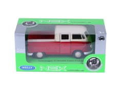 Carmotion Model 1:34, Volkswagen T1 Double CabinPick Up, rdeče-kremast (A880VTDCPCK)