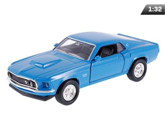 Carmotion Model 1:34, 1969 FORD Mustang Boss 429, modri (A876FMB4N)