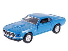 Carmotion Model 1:34, 1969 FORD Mustang Boss 429, modri (A876FMB4N)