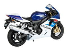 Carmotion Model 1:18, SUZUKI GSX-R750, mornarsko modra in bela (M144SGR75GB)