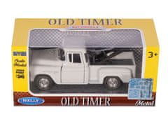 Carmotion Model 1:34, CHEVY Stepside Tow Truck, bel (A880CSTTB)