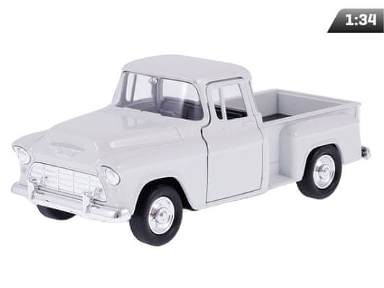 Carmotion Model 1:34, 1955 Chevrolet Stepside Pick Up, bel (A00880CHSB)