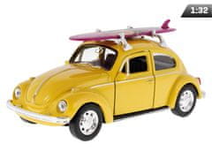 Carmotion Model 1:34, VW Beetle, surfanje, rumena (A880VWBSZ)