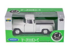 Carmotion Model 1:34, 1955 Chevrolet Stepside Pick Up, bel (A00880CHSB)