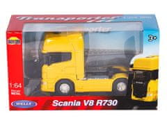 Carmotion Model 1:64, SCANIA V8 R730, traktor, rumen (C00801SVCY)