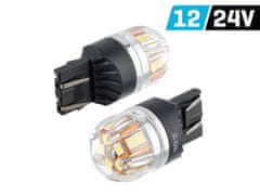 Carmotion VISION žarnica W21/5W (T20q) 12/24V 15x 2835 SMD OSRAM Chip, CANBUS, bela, 2 kosa.