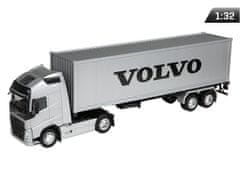 Carmotion Model 1:32, VOLVO FH, srebrn traktor - srebrna prikolica (C32691VOFHS)