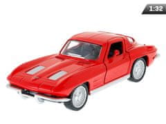 Carmotion Model 1:32, RMZ 1963 Chevrolet Corvette Stingray Split Window, rdeča