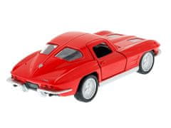 Carmotion Model 1:32, RMZ 1963 Chevrolet Corvette Stingray Split Window, rdeča