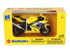 Carmotion Model 1:18, SUZUKI GSX-R600, rumen (M05604BZ)