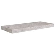 Vidaxl Stenske police 2 kosa betonsko sive 60x23,5x3,8 cm MDF