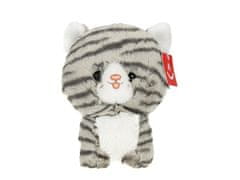 Carmotion Teddy Pets maskota, črtasta mačka, siva