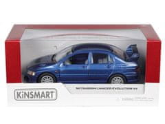 Carmotion Model 1:36, Mitsubishi Lancer Evolution VII, temno modra (A11760G)