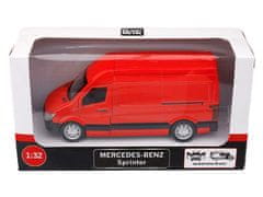 Carmotion Model 1:32, Mercedes-Benz Sprinter, rdeč