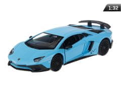 Carmotion Model 1:32, RMZ Lamborghini Aventador LP750-4 SV, modra