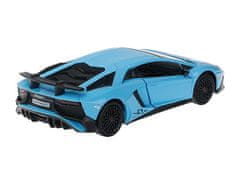 Carmotion Model 1:32, RMZ Lamborghini Aventador LP750-4 SV, modra