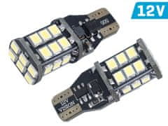 Carmotion VISION W16W (T15) 12V 24x 3528 SMD LED žarnica, nepolarna, CANBUS, bela, 2 kosa.