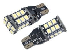 Carmotion VISION W16W (T15) 12V 24x 3528 SMD LED žarnica, nepolarna, CANBUS, bela, 2 kosa.