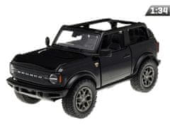 Carmotion Model 1:34, 2022 Ford Bronco Open Top, črn (A11767CZ)