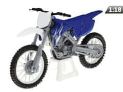 Carmotion Model 1:18, YAMAHA YZ 450F, modra (M05604FNI)