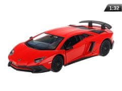 Carmotion Model 1:32, RMZ Lamborghini Aventador LP750-4 SV, rdeč